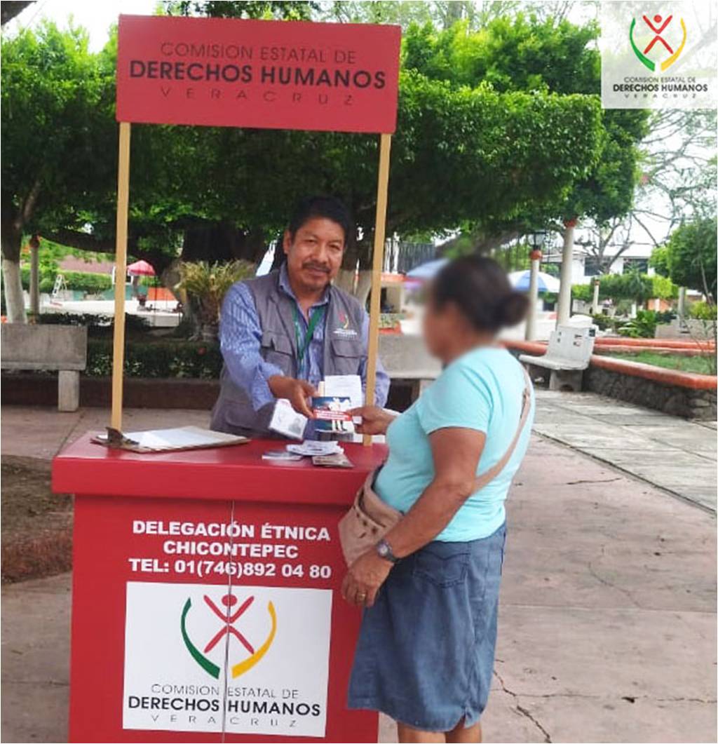 Atendi mdulo CEDHV en Chontla